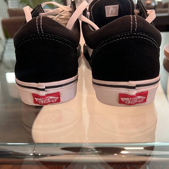 Vans Old Skool Suede Canvas Black / White M9.5 W11 - Picture 4 of 7